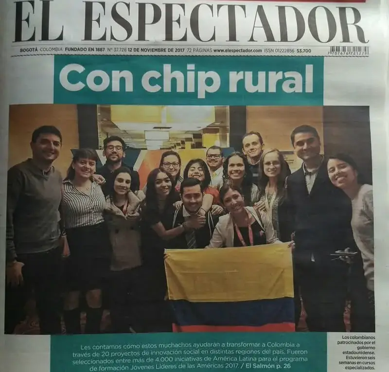 Portada de El Espectador donde apareció la reserva
